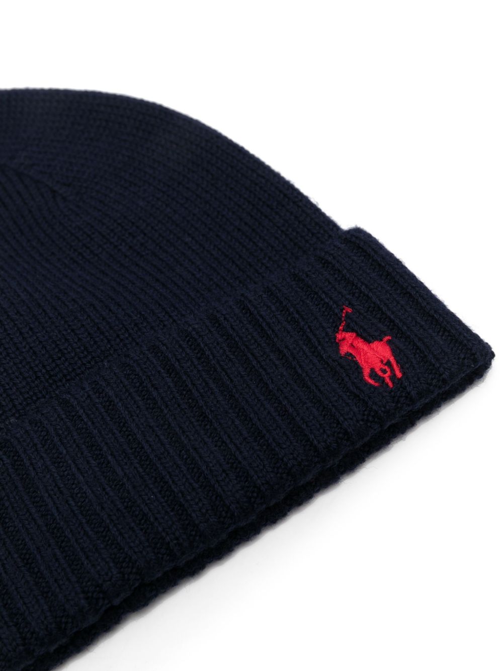 Berretto per bambino Polo Ralph Lauren Kids blu con ricamo Polo Pony 323953204 001 Ralph Lauren kids