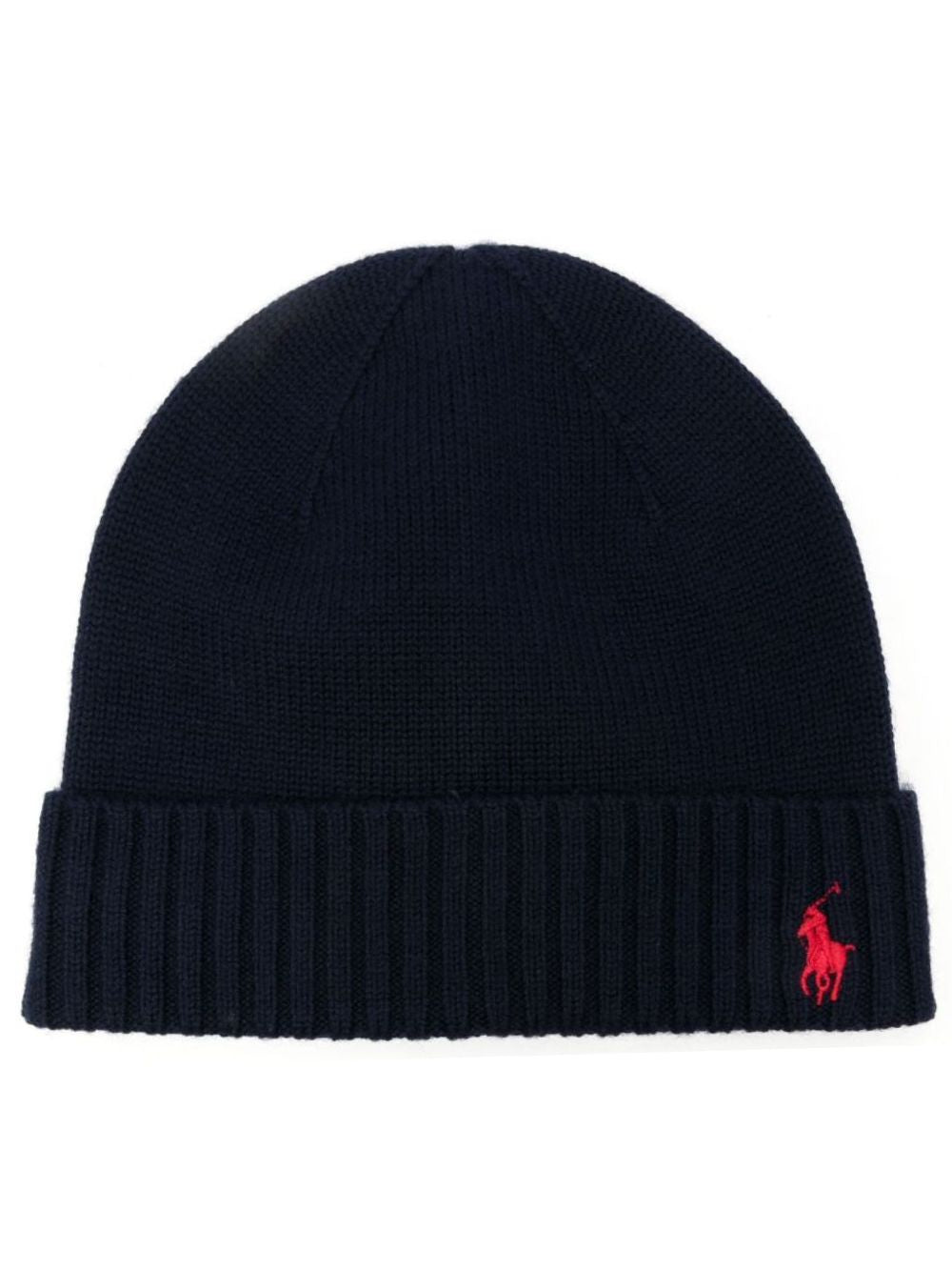 Berretto per bambino Polo Ralph Lauren Kids blu con ricamo Polo Pony 323953204 001 Ralph Lauren kids