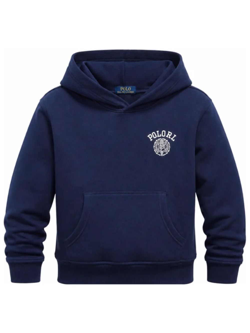 Felpa per bambino Polo Ralph Lauren Kids blu con logo ricamato sul davanti 323B27301 001 Ralph Lauren kids