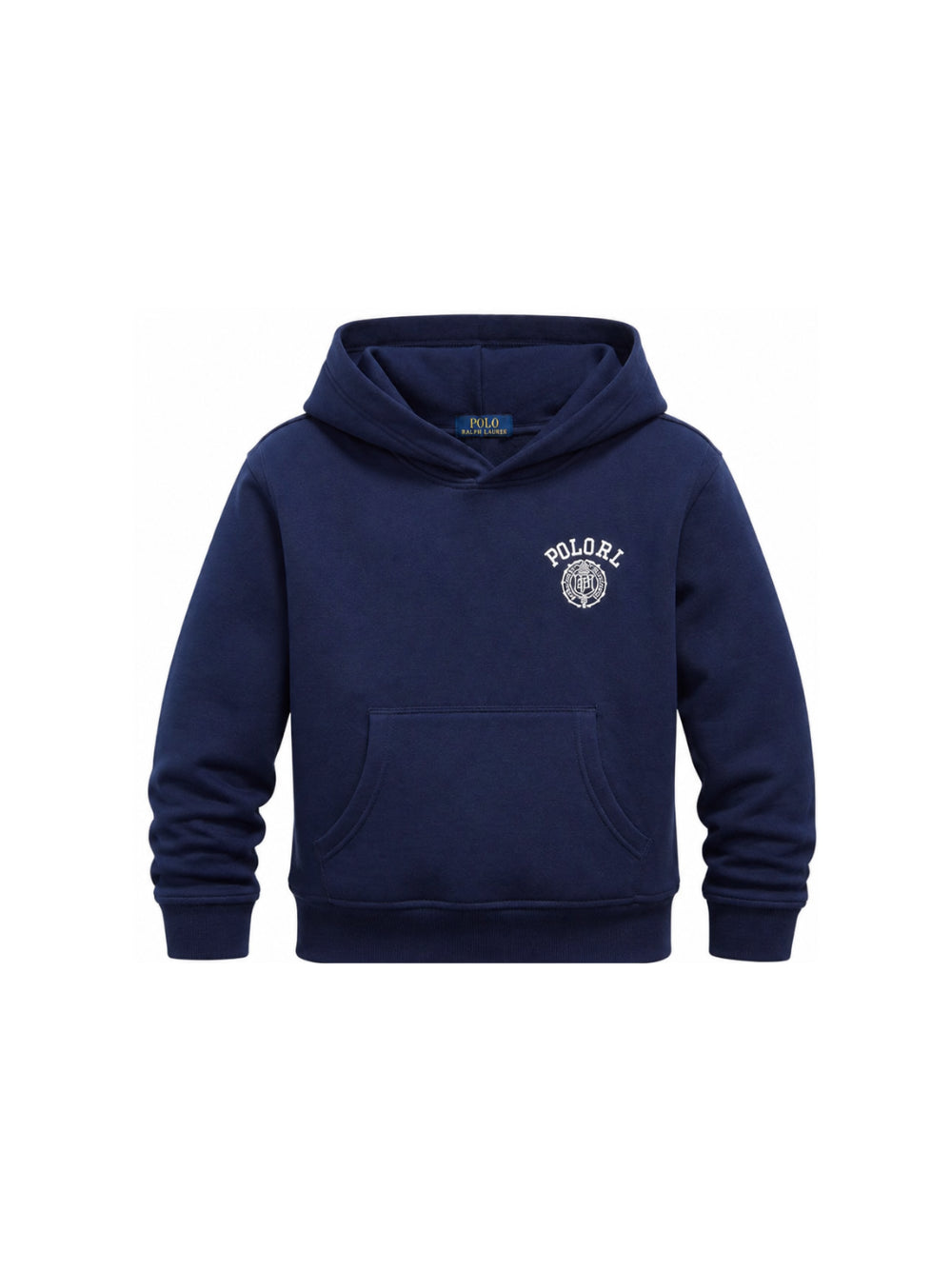 Felpa per bambino Polo Ralph Lauren Kids blu con logo ricamato sul davanti 323B27301 001 Ralph Lauren kids