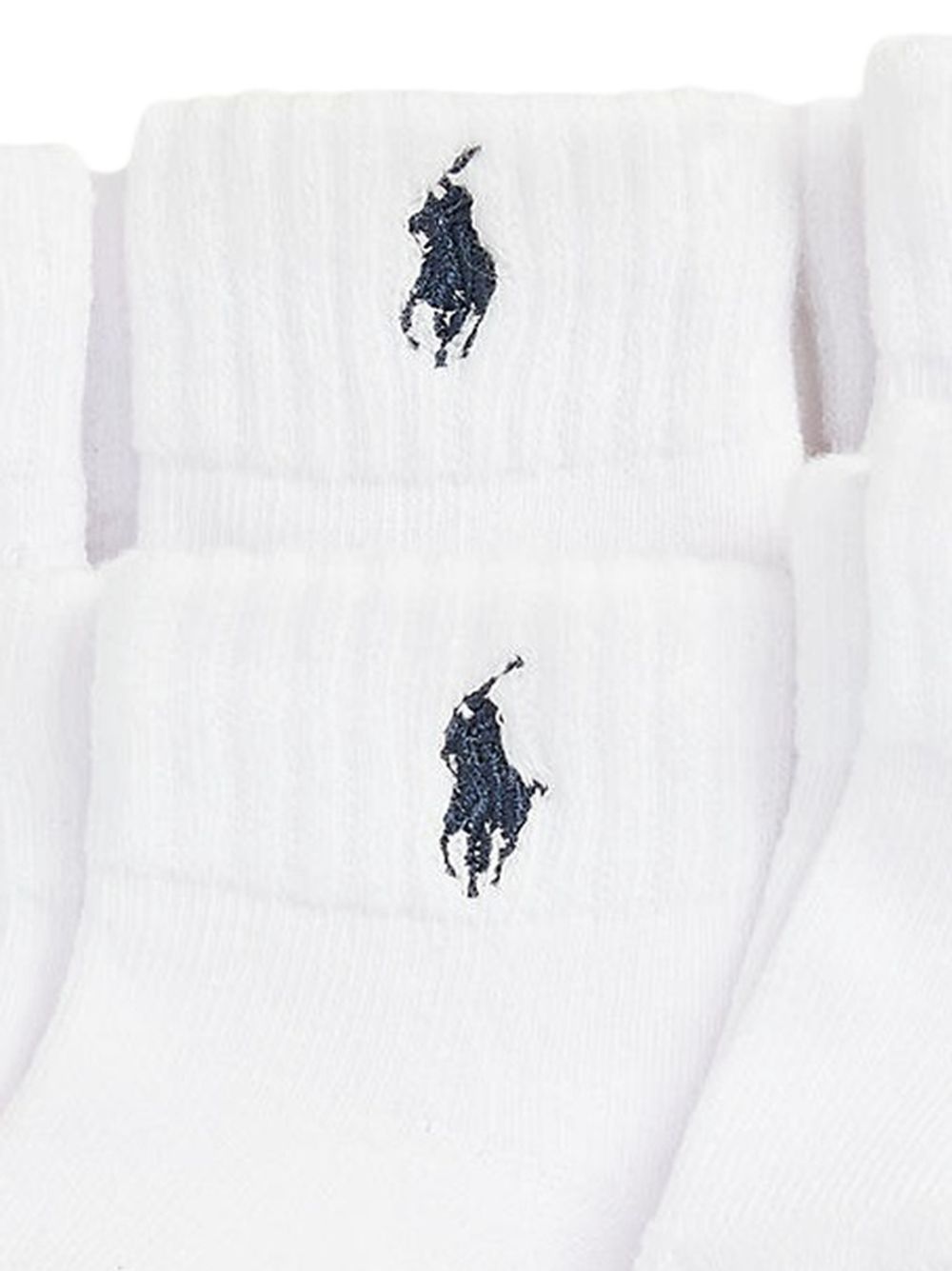 Set di sei paia di calzini per neonati Polo Ralph Lauren Kids bianchi con logo ricamato sul davanti 441974057 001 Ralph Lauren kids