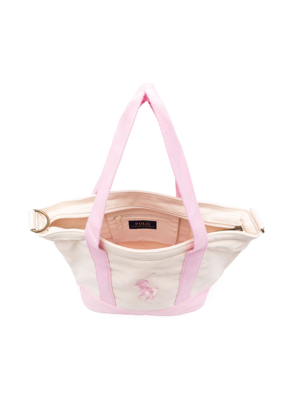 Borsa per bambina Polo Ralph Lauren Kids multicolore con caratteristico motivo Polo Pony 9AR023 W2Q Ralph Lauren kids
