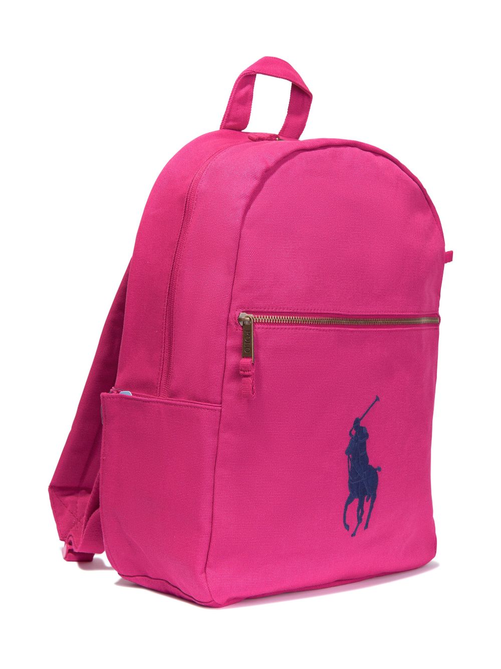 Zaino per bambina Polo Ralph Lauren Kids fucsia con caratteristico motivo Polo Pony 9AR071 AFX Ralph Lauren kids