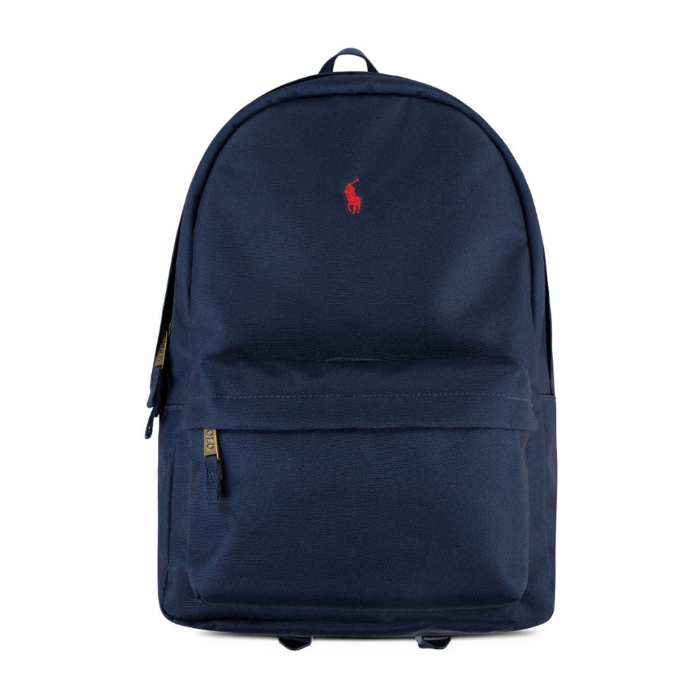 Zaino per bambini Ralph Lauren Kids blu navy con stampa logo sul davanti 9AR151 BVC Ralph Lauren kids
