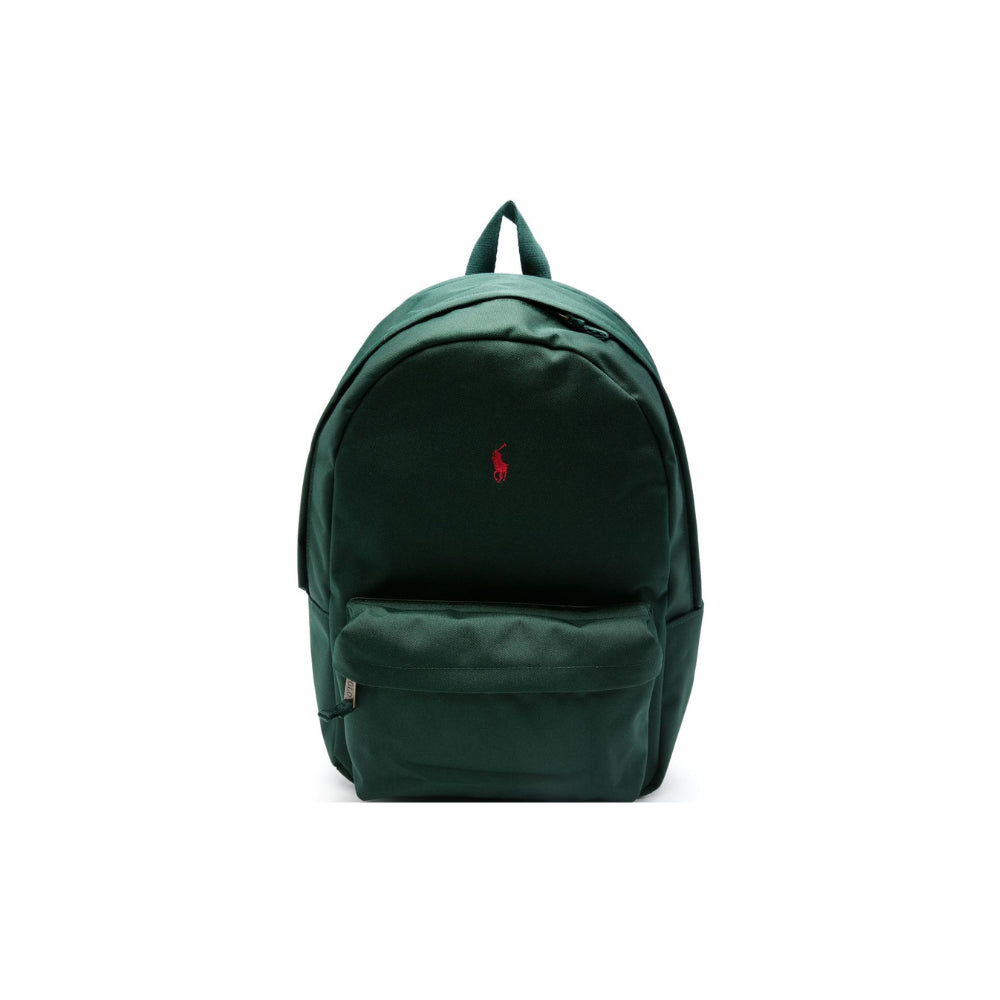 Zaino per bambini Polo Ralph Lauren Kids verde con caratteristico motivo Polo Pony ricamato 9AR151 ECF Ralph Lauren kids
