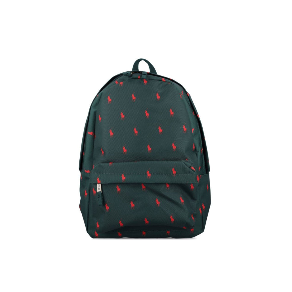 Zaino per bambini Polo Ralph Lauren Kids verde con motivo Polo Pony all-over 9AR153 ECF Ralph Lauren kids