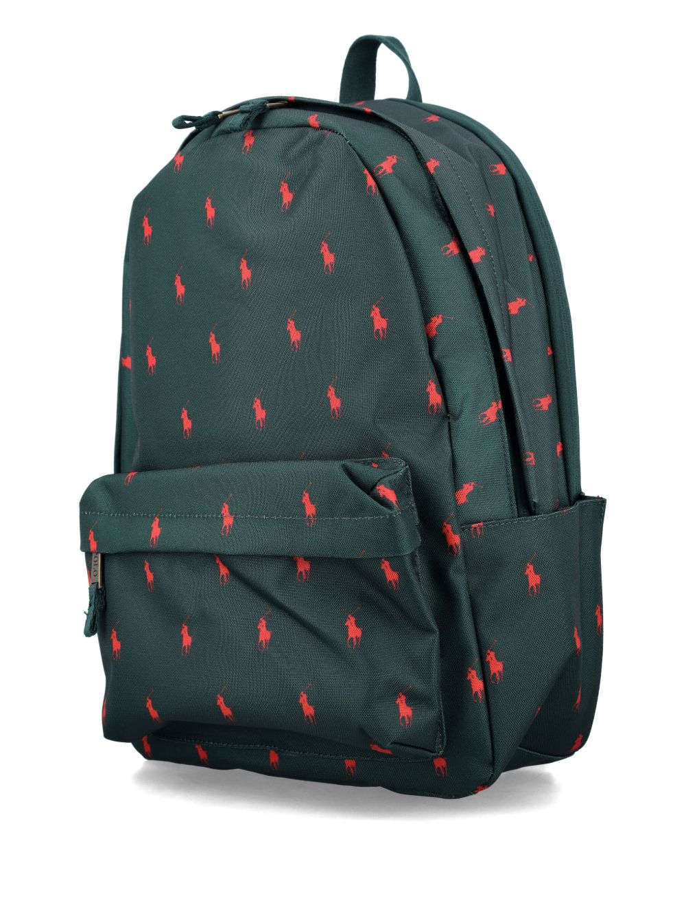 Zaino per bambini Polo Ralph Lauren Kids verde con motivo Polo Pony all-over 9AR153 ECF Ralph Lauren kids