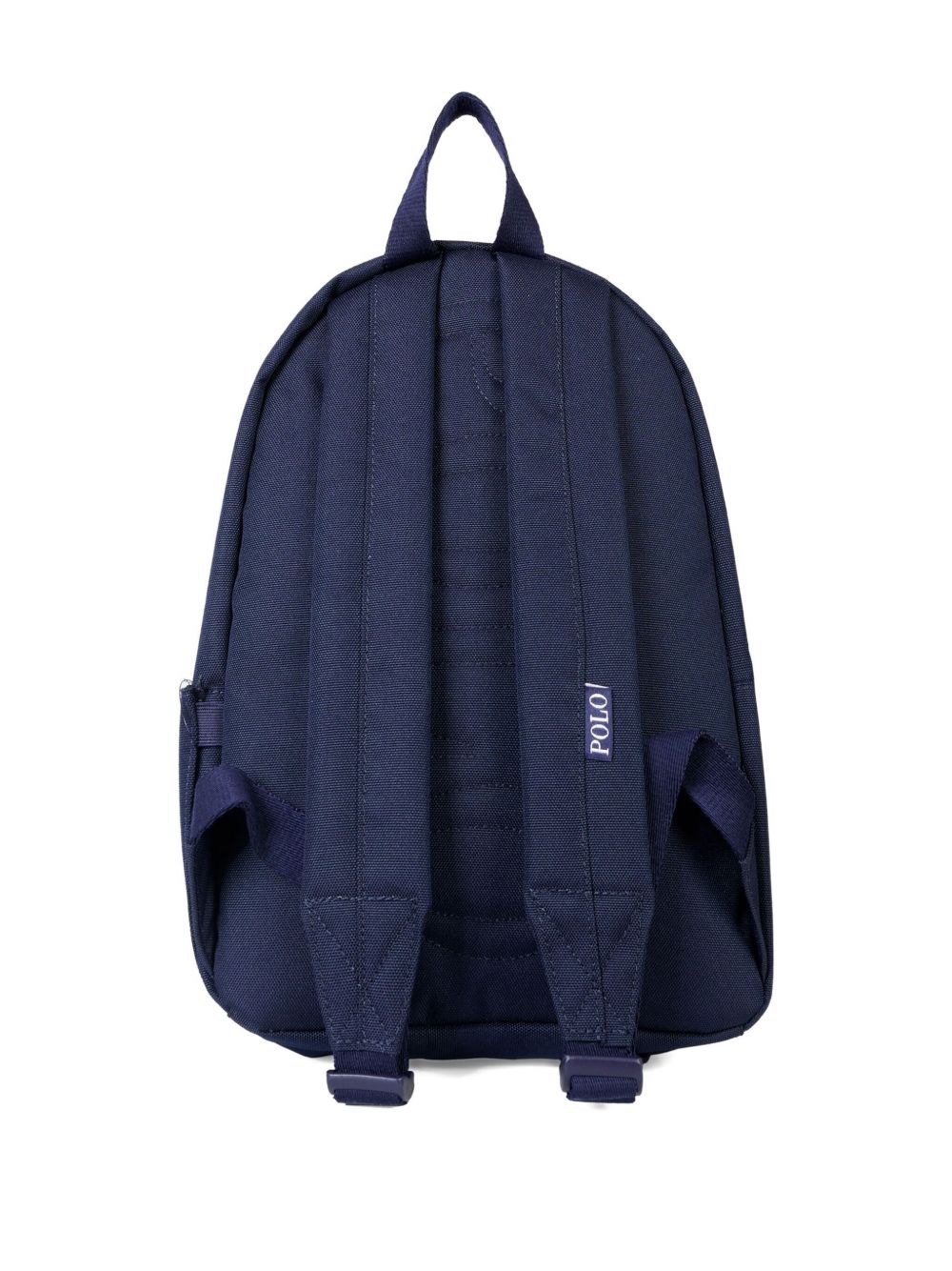 Zaino per bambini Polo Ralph Lauren Kids blu con ricamo Teddy Bear sul davanti 9AR173 BK9 Ralph Lauren kids