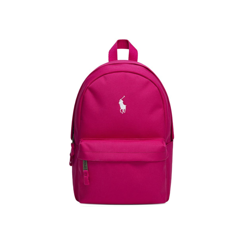 Zaino per bambina Polo Ralph Lauren Kids fucsia con ricamo Polo Pony 9AR187 ADP Ralph Lauren kids