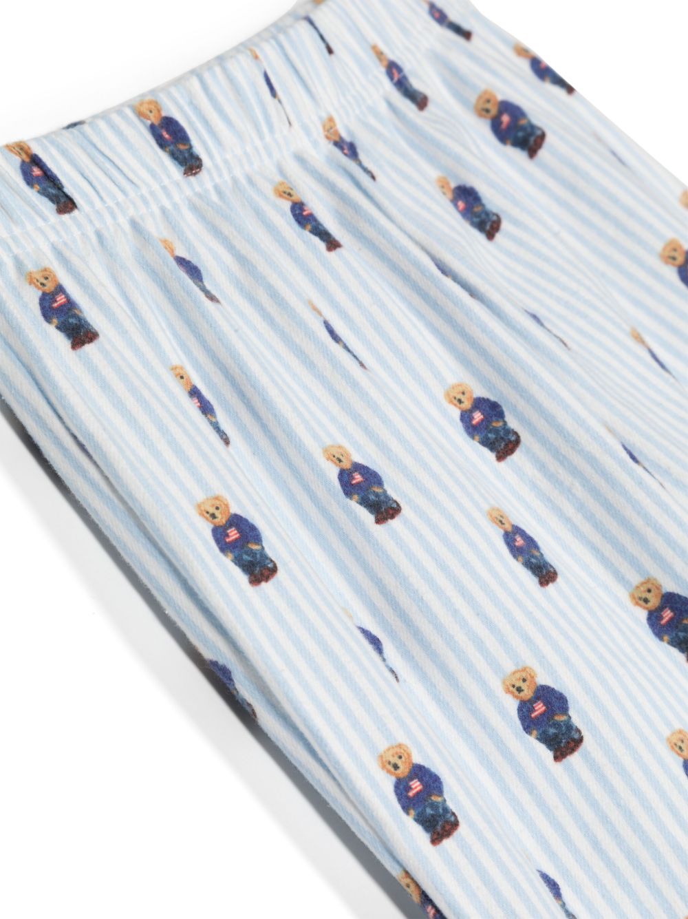 Pigiama per bambini Polo Ralph Lauren Kids azzurro Polo Bear con monogramma P0149 W2O Ralph Lauren kids
