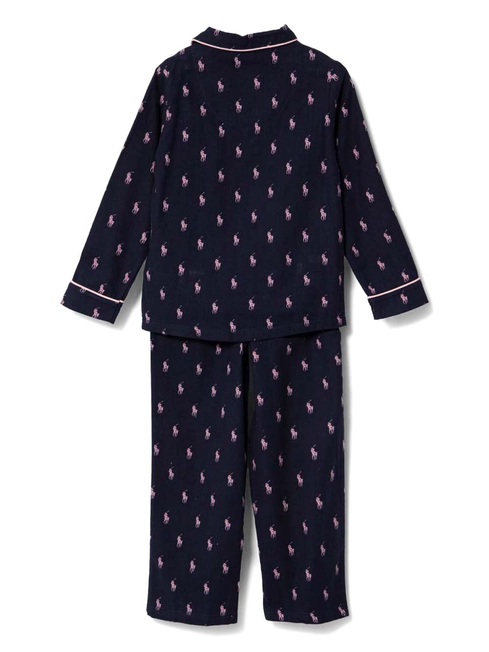 Pigiama per bambina Polo Ralph Lauren Kids blu con motivo Polo Pony P0150 BCV Ralph Lauren kids