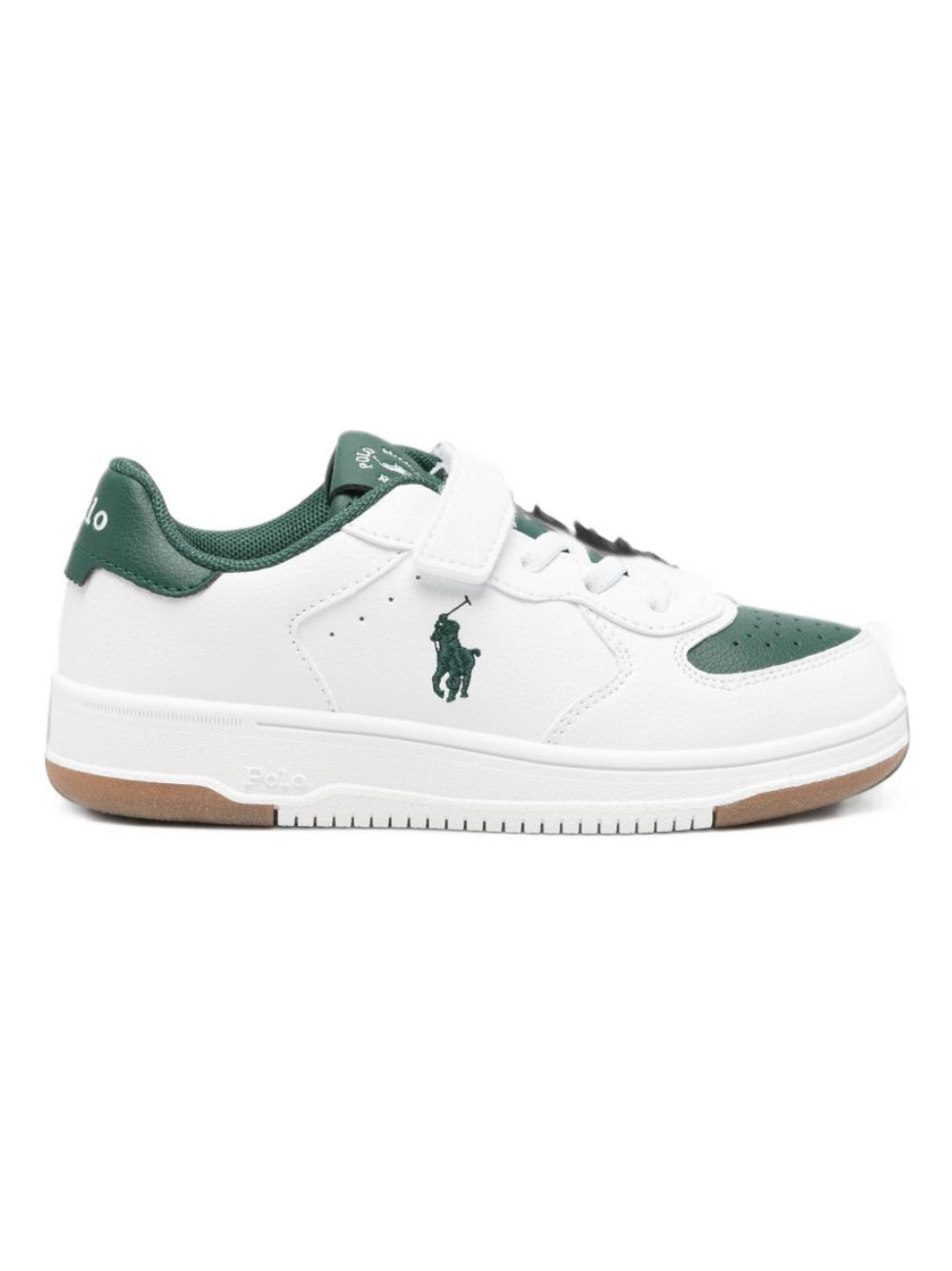Sneakers per bambino Polo Ralph Lauren Kids bianche con ricamo Polo Pony RL05868101 WHITE Ralph Lauren kids