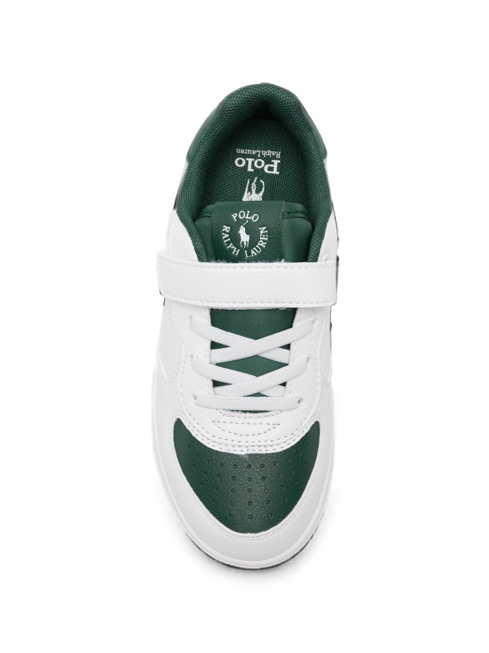 Sneakers per bambino Polo Ralph Lauren Kids bianche con ricamo Polo Pony RL05868101 WHITE Ralph Lauren kids