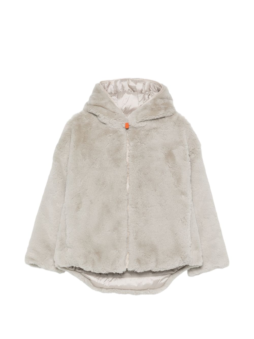 Giubbino per bambina Save The Duck Kids grigio chiaro con cappuccio J31153G FURY23 40019 SAVE THE DUCK