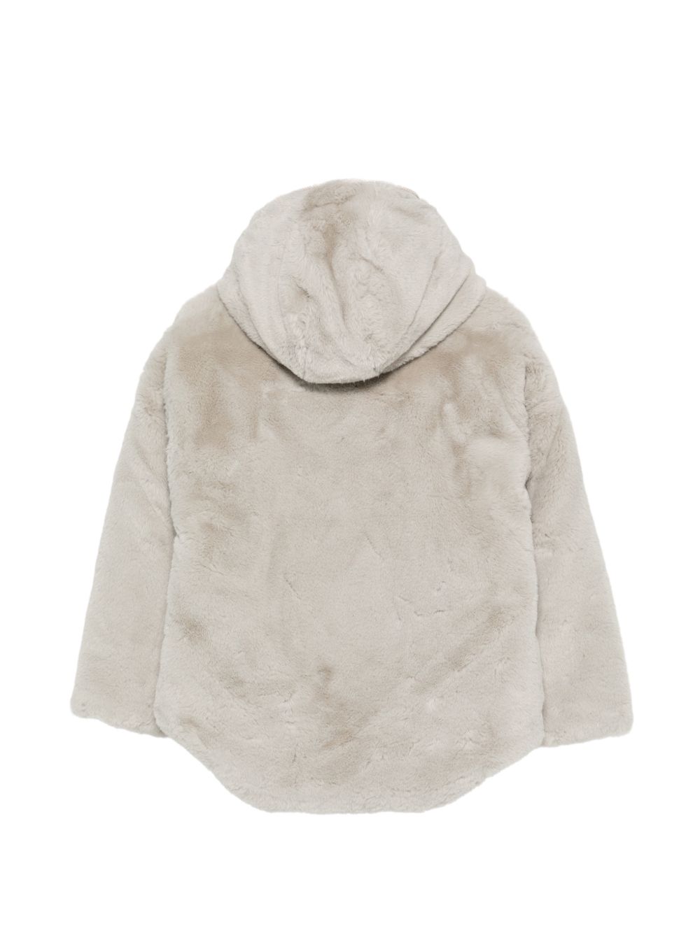 Giubbino per bambina Save The Duck Kids grigio chiaro con cappuccio J31153G FURY23 40019 SAVE THE DUCK