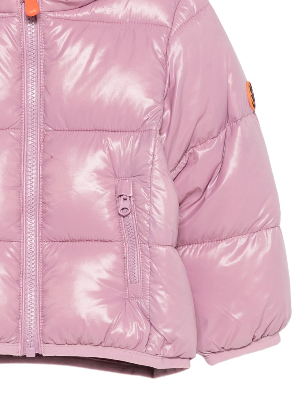 Giubbino per neonata Save The Duck Kids rosa lucido con design trapuntato I33231X LOVE23 80044 SAVE THE DUCK KIDS