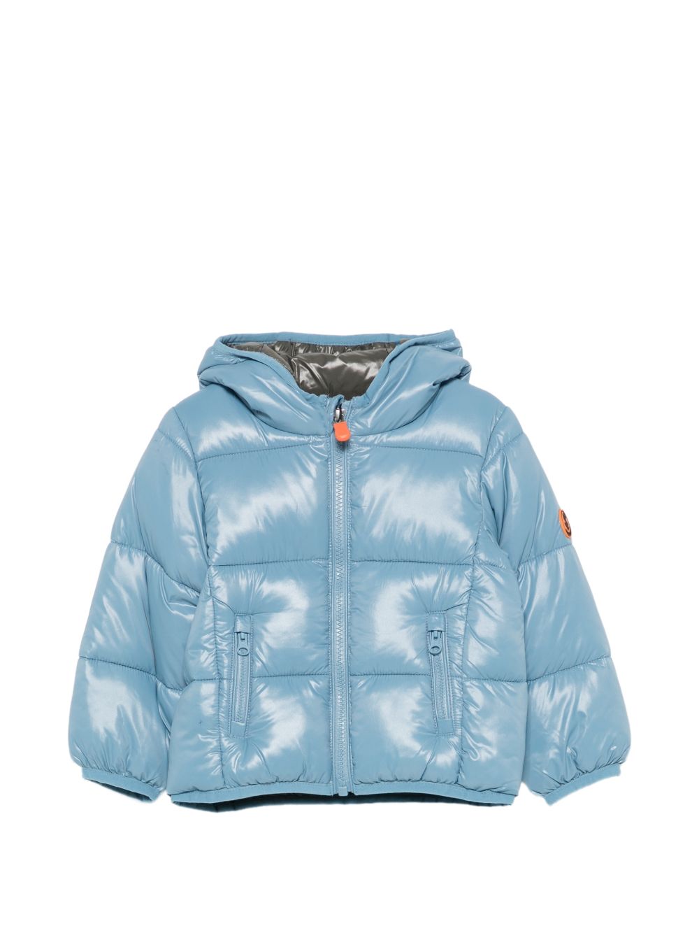 Giubbino per neonato Save The Duck Kids azzurro lucido con design trapuntato I33231X LOVE23 90078 SAVE THE DUCK KIDS