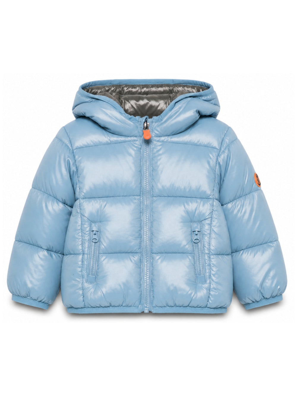 Giubbino per neonato Save The Duck Kids azzurro lucido con design trapuntato I33231X LOVE23 90078 SAVE THE DUCK KIDS