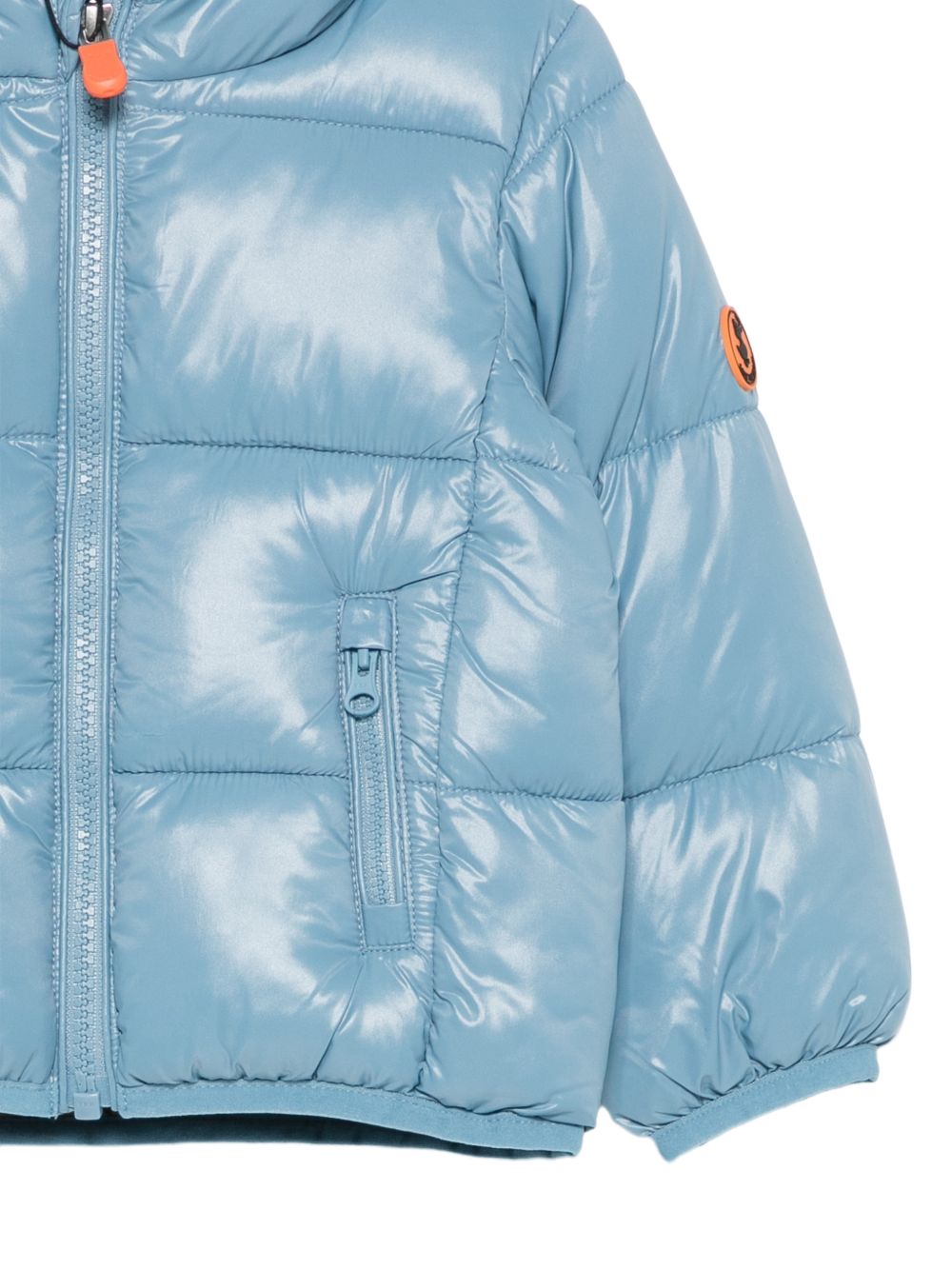 Giubbino per neonato Save The Duck Kids azzurro lucido con design trapuntato I33231X LOVE23 90078 SAVE THE DUCK KIDS