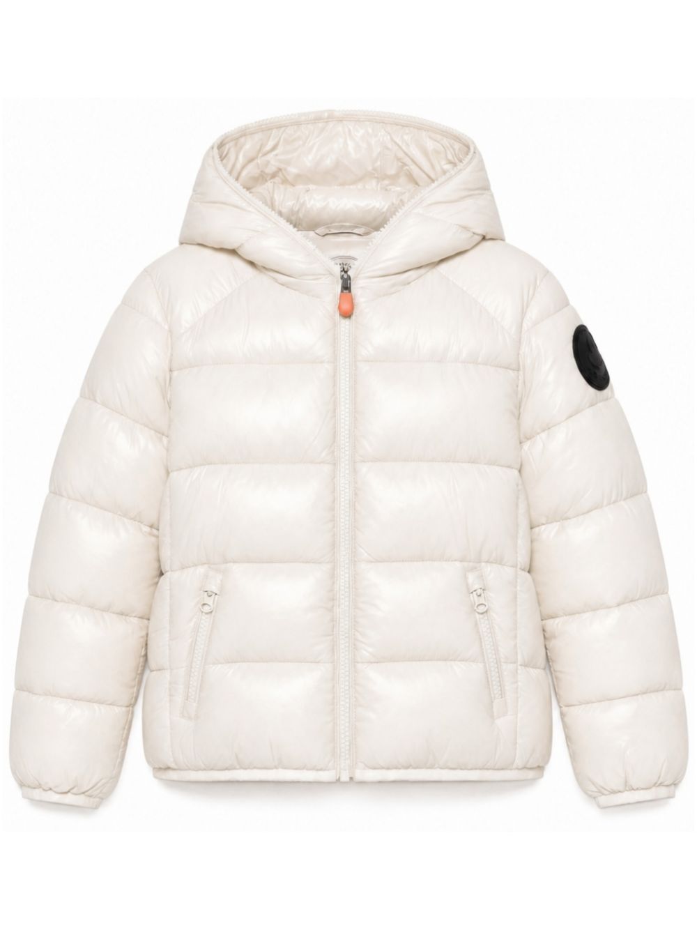 Giubbino per bambini Save The Duck Kids bianco con design trapuntato J31280B LOVE21 00002 SAVE THE DUCK KIDS
