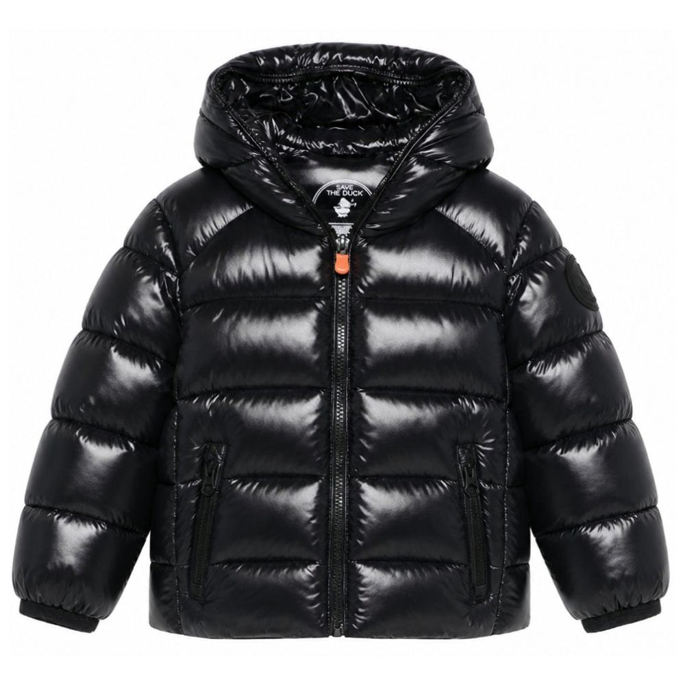 Giubbino per bambini Save The Duck Kids nero con design trapuntato J31280B LOVE21 10000 SAVE THE DUCK KIDS