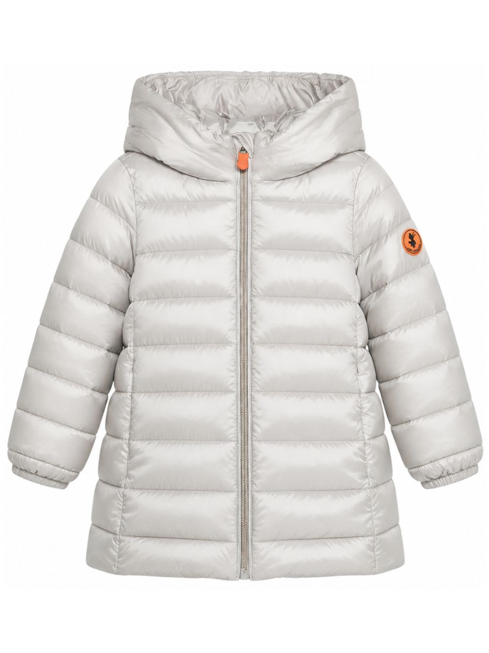 Giubbino per bambina Save The Duck Kids grigio chiaro con finitura trapuntata J40279G IRIS26 40019 SAVE THE DUCK KIDS