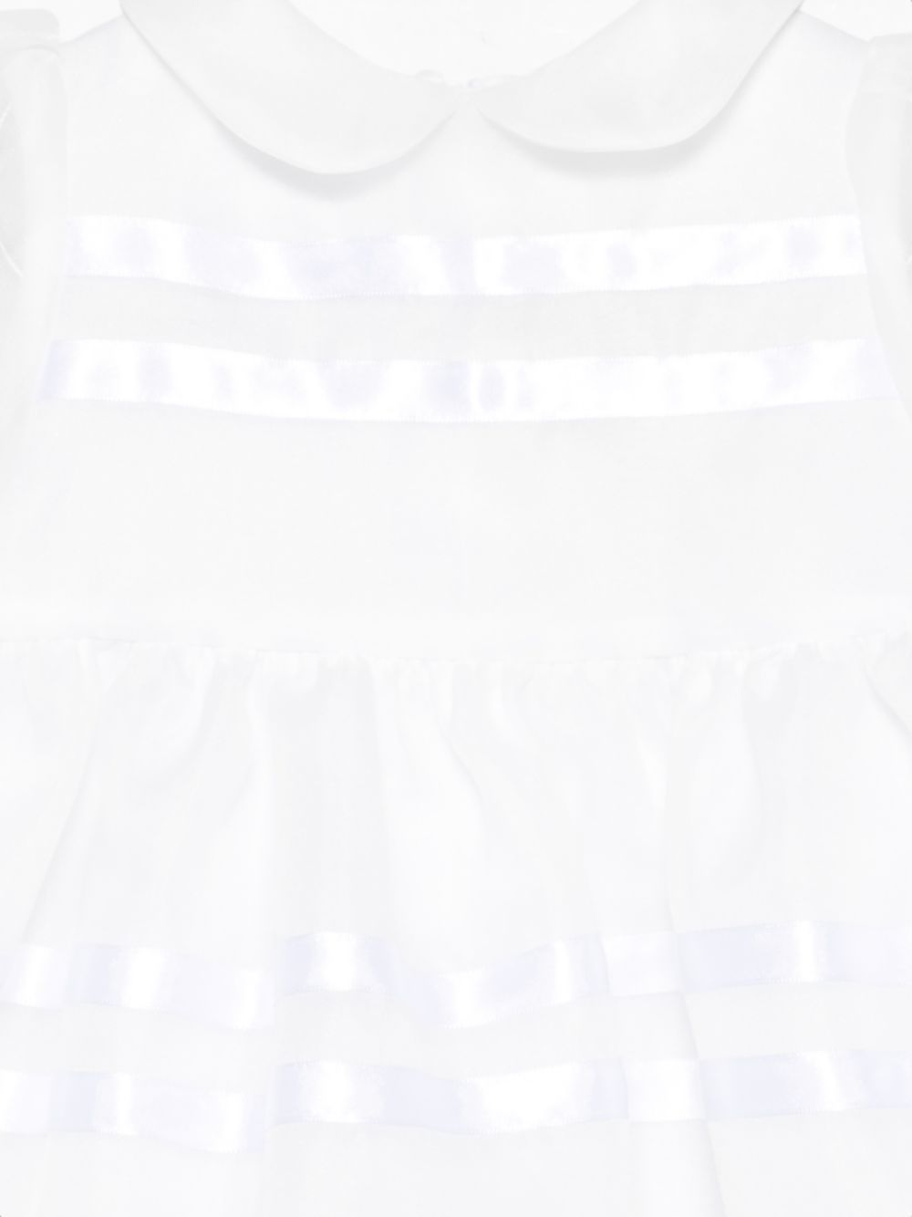 Abito per neonata Simonetta Kids bianco a maniche corte SZ1011 O0075 100 SIMONETTA KIDS