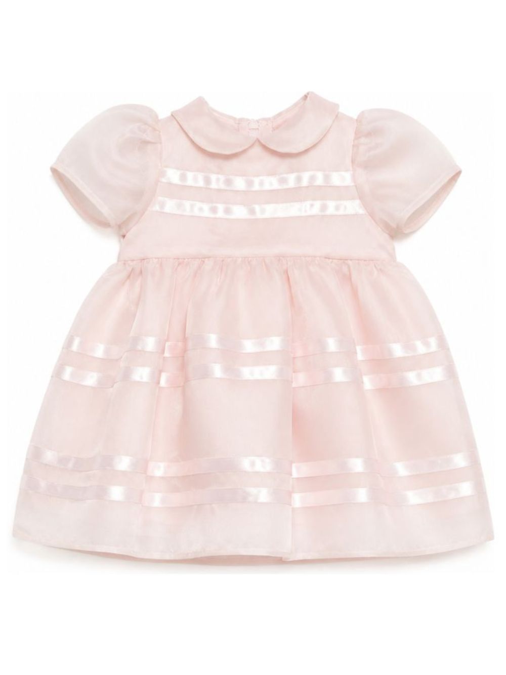 Abito per neonata Simonetta Kids rosa a maniche corte SZ1011 O0075 51E SIMONETTA KIDS