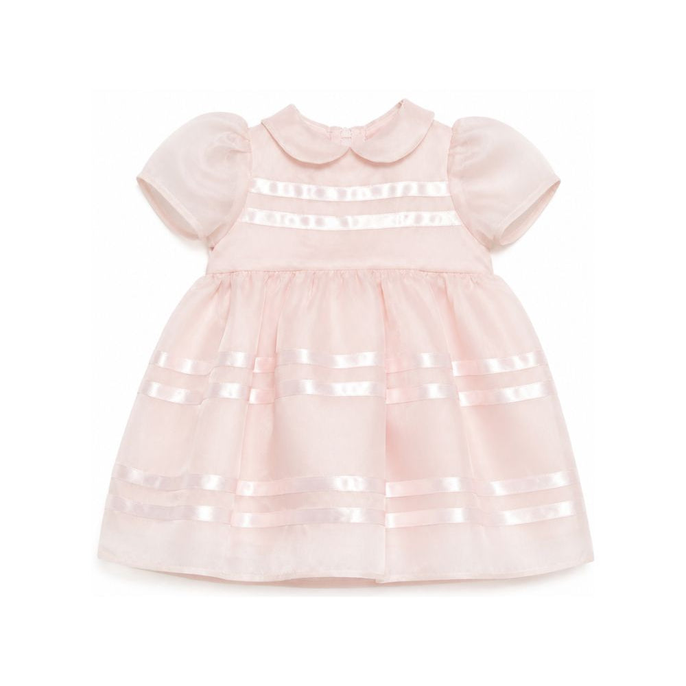 Abito per neonata Simonetta Kids rosa a maniche corte SZ1011 O0075 51E SIMONETTA KIDS