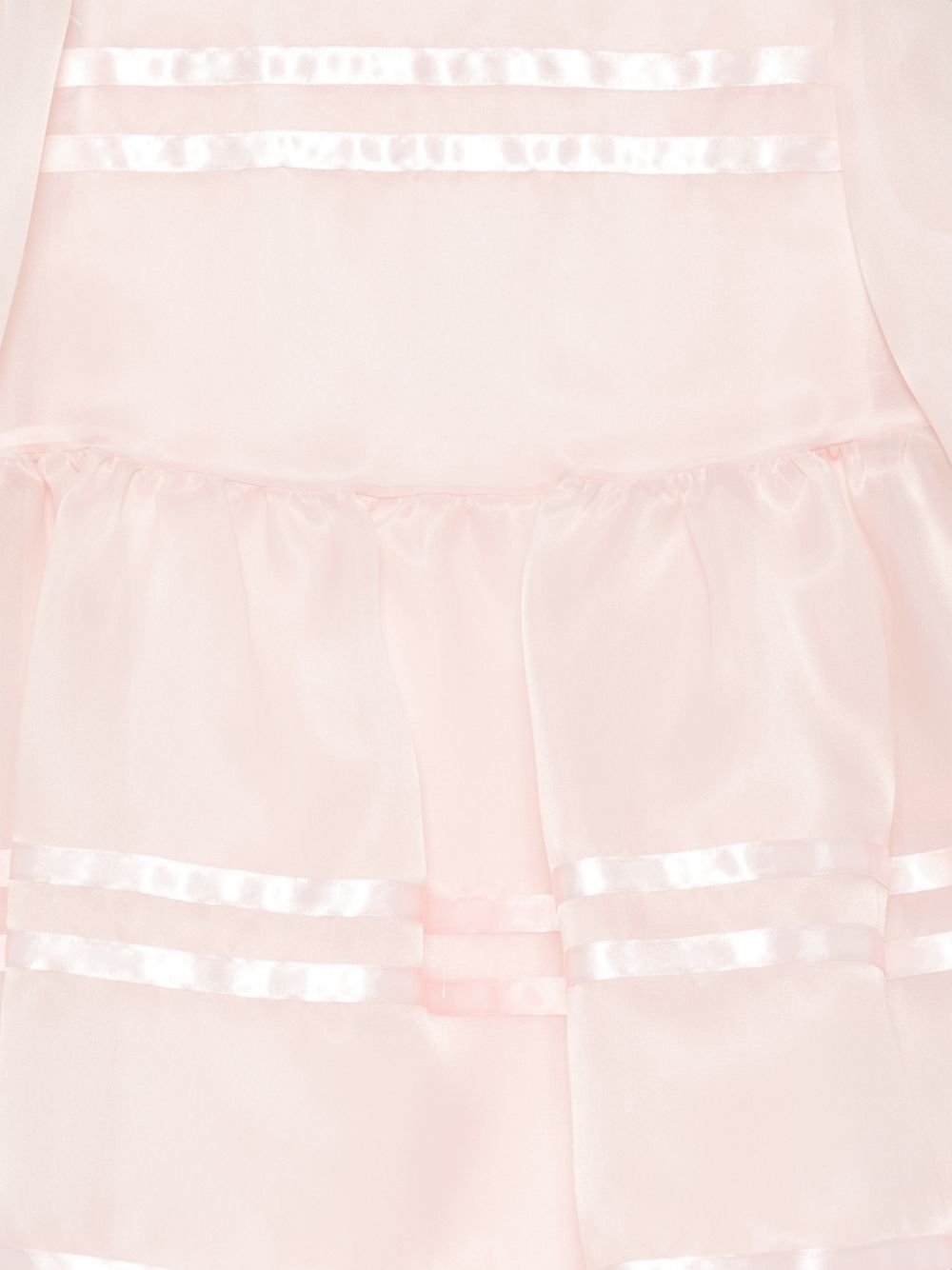 Abito a balze per bambina Simonetta Kids rosa chiaro trasparente SZ1A90 O0075 51E SIMONETTA KIDS
