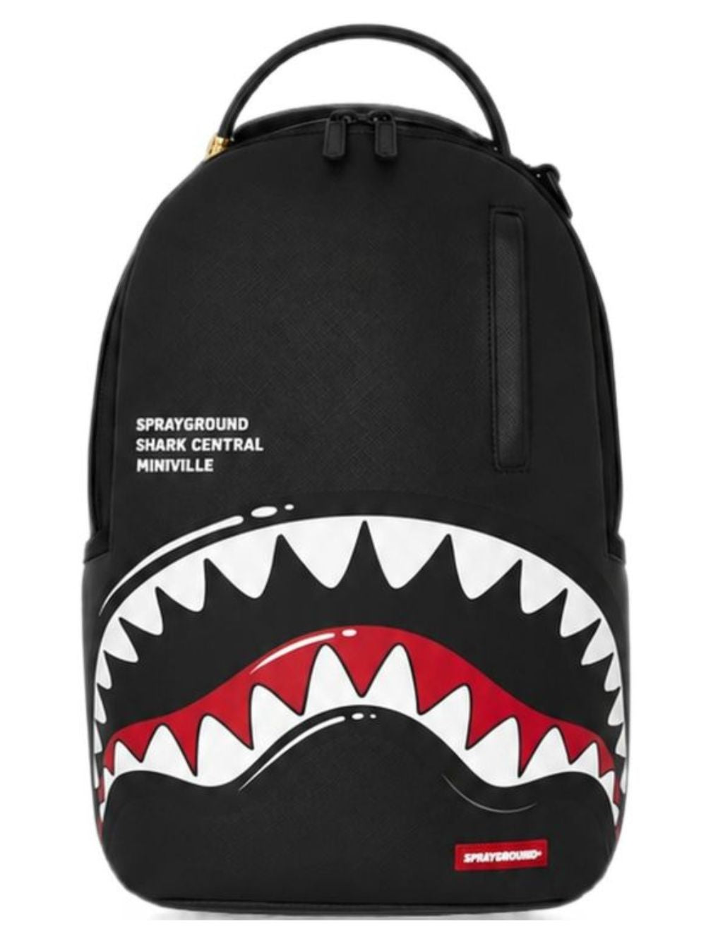 Zaino Black Toon Shark Mini per bambini Sprayground Kids nero con stampa grafica squalo 910M9567 NSZ SPRAYGROUND KIDS