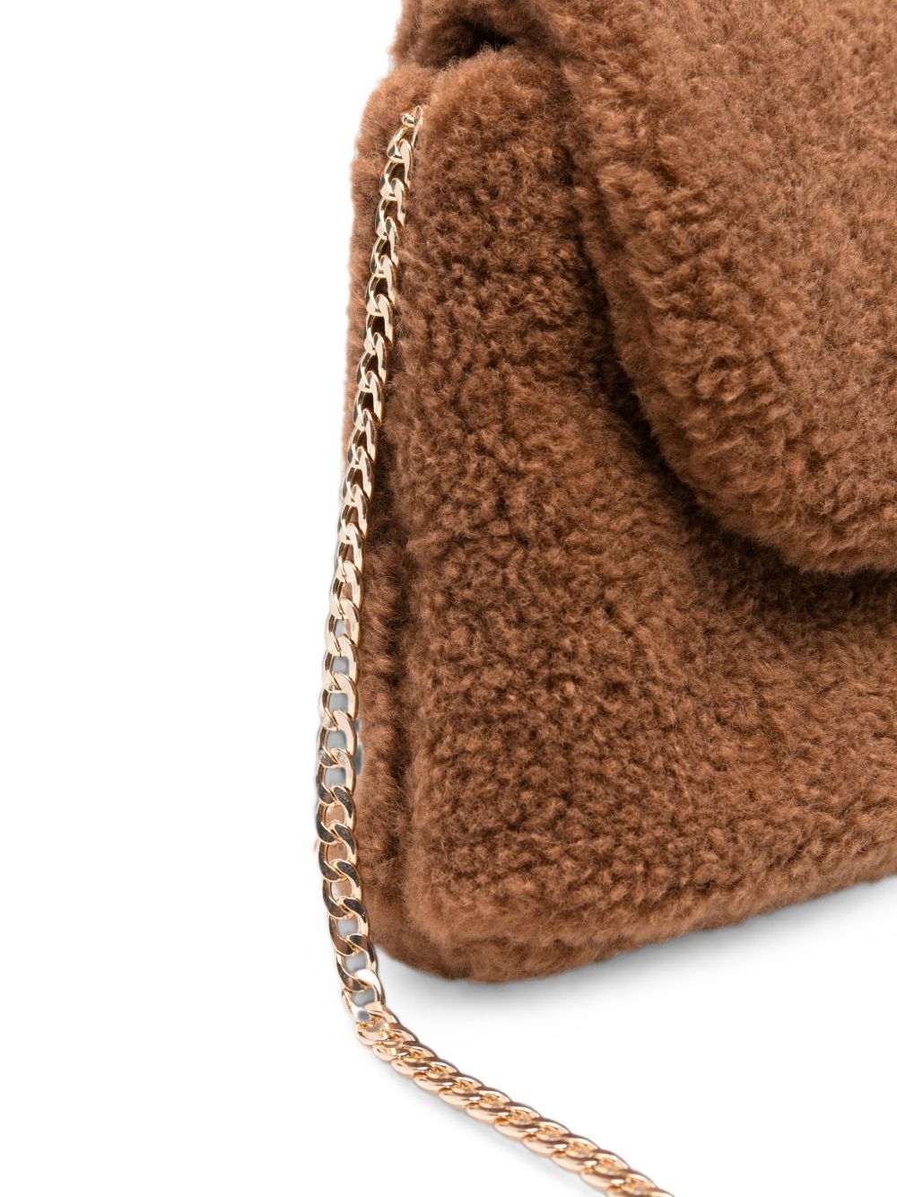 Borsa per bambina Stella McCartney Kids marrone in finta pelliccia TZ0A48 Z3237 307 STELLA McCARTNEY KIDS