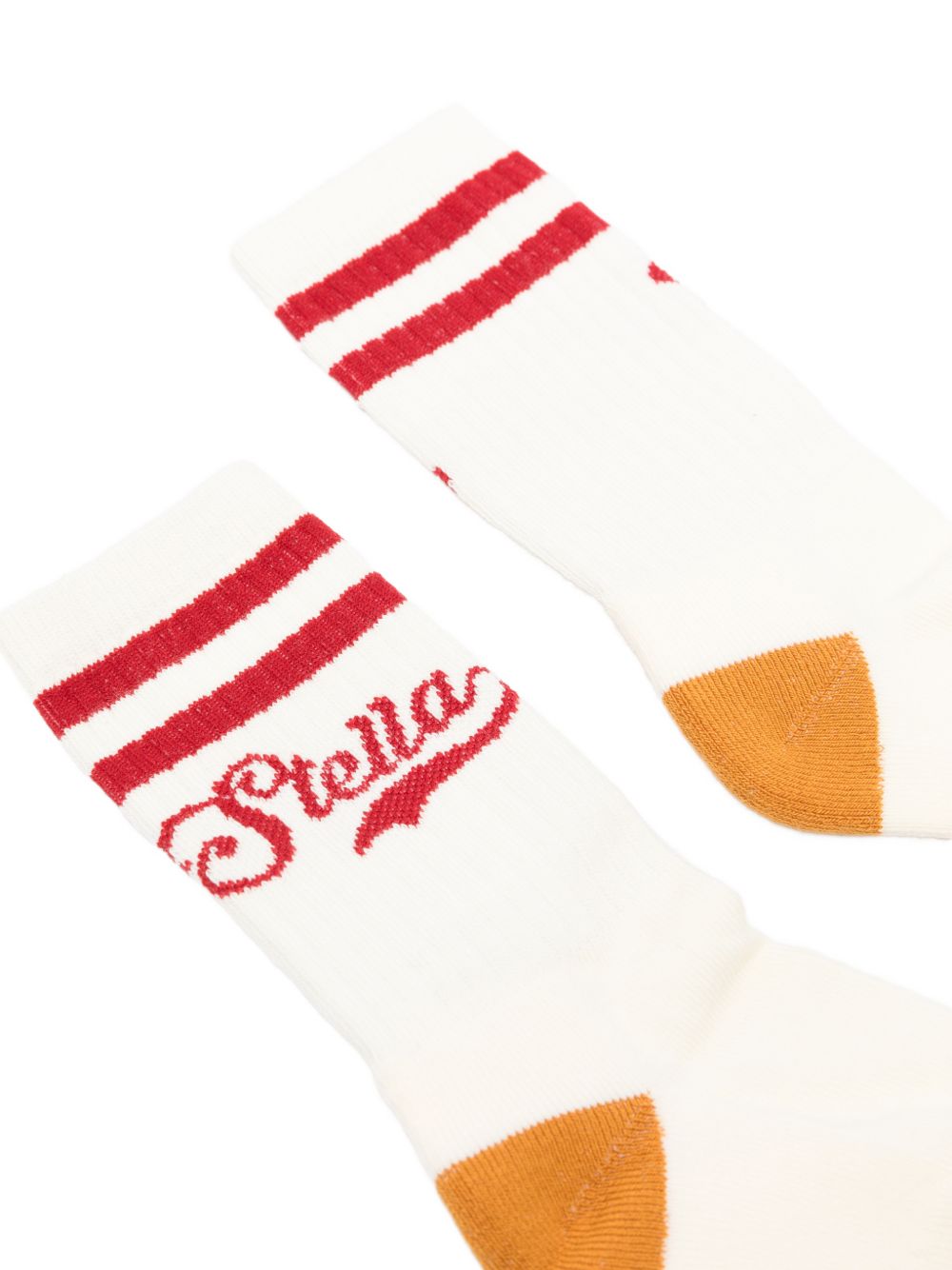 Calzini per bambina Stella McCartney Kids bianchi con logo ricamato TZ0B40 Z3972 189 STELLA McCARTNEY KIDS