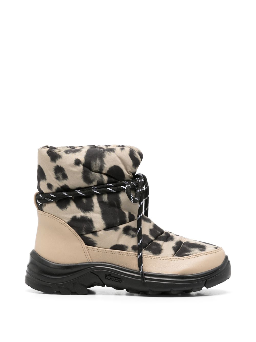 Stivali per bambina Stella McCartney Kids beige con stampa animalier TZ0C36 Z4133 132NE STELLA McCARTNEY KIDS