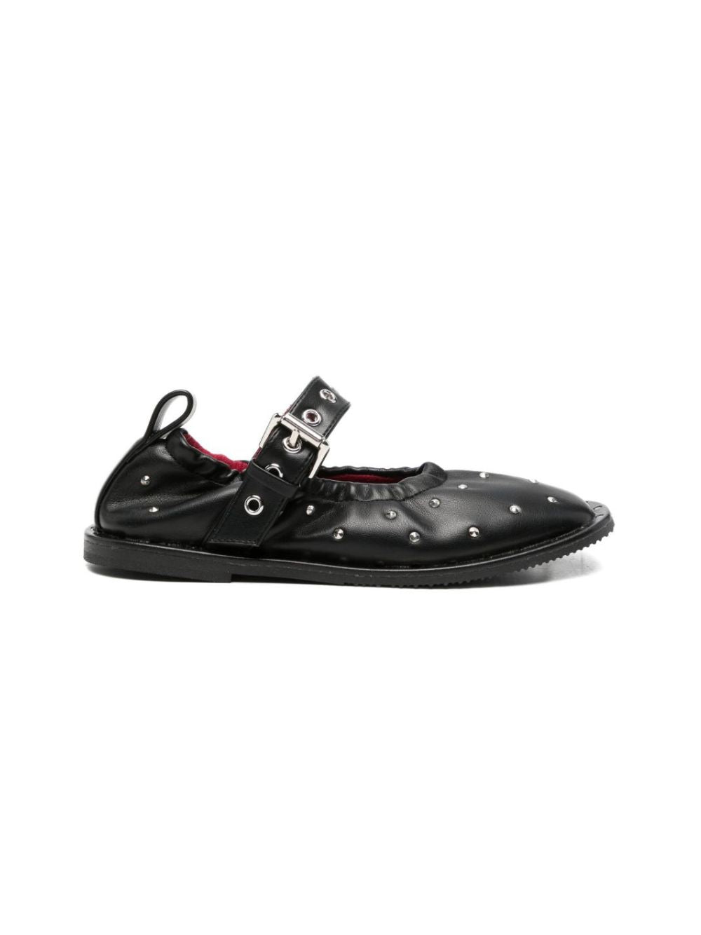 Ballerine per bambina Stella McCartney Kids nere con dettaglio con borchie color argento TZ0C66 Z4116 930 STELLA McCARTNEY KIDS