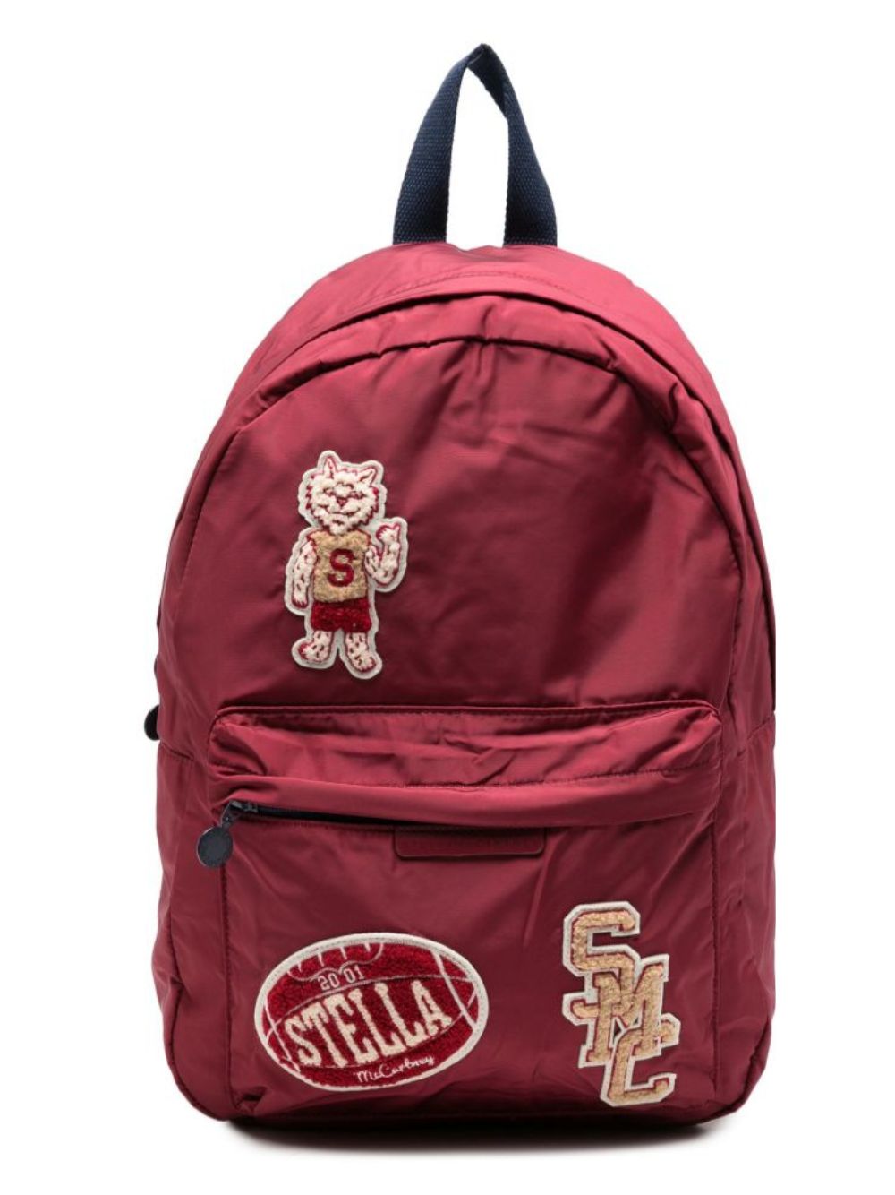 Zaino per bambini Stella McCartney kids rosso con applicazione TZ0P28 Z0537 416 STELLA McCARTNEY KIDS