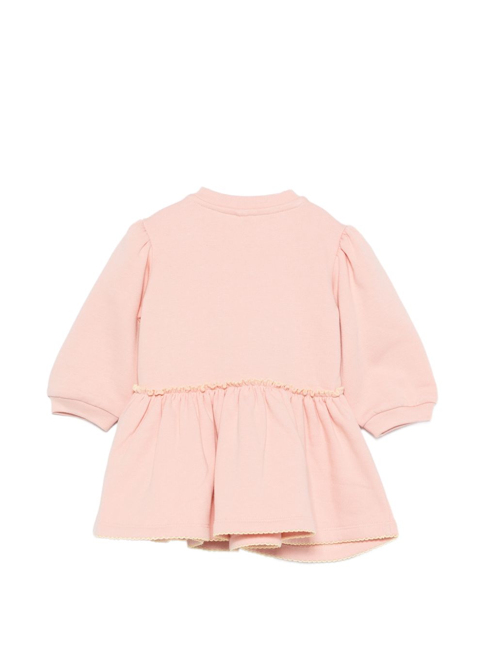 Abito per neonata Stella McCartney Kids rosa con ricamo sul davanti TZ1060 Z3059 50M STELLA McCARTNEY KIDS