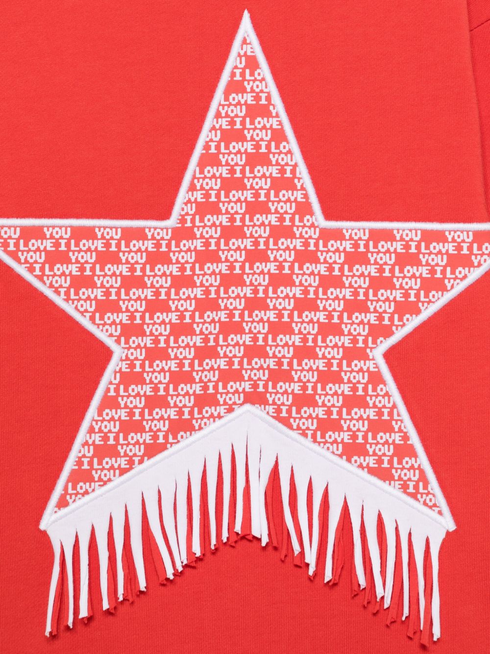 Abito per bambina Stella McCartney Kids rosso con frange applicate TZ1A20 Z3059 423 STELLA McCARTNEY KIDS