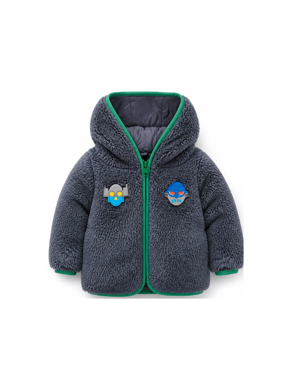 Giubbino per neonato Stella McCartney Kids blu con bordi a contrasto TZ2317 Z4058 657 STELLA McCARTNEY KIDS