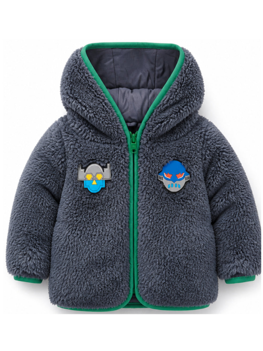 Giubbino per neonato Stella McCartney Kids blu con bordi a contrasto TZ2317 Z4058 657 STELLA McCARTNEY KIDS
