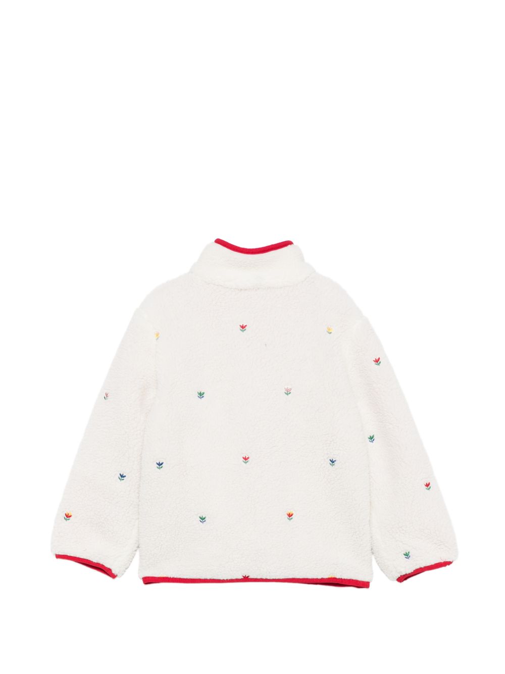 Giubbino per bambina Stella McCartney Kids bianco con ricami floreali TZ2A47 Z3881 189EM STELLA McCARTNEY KIDS