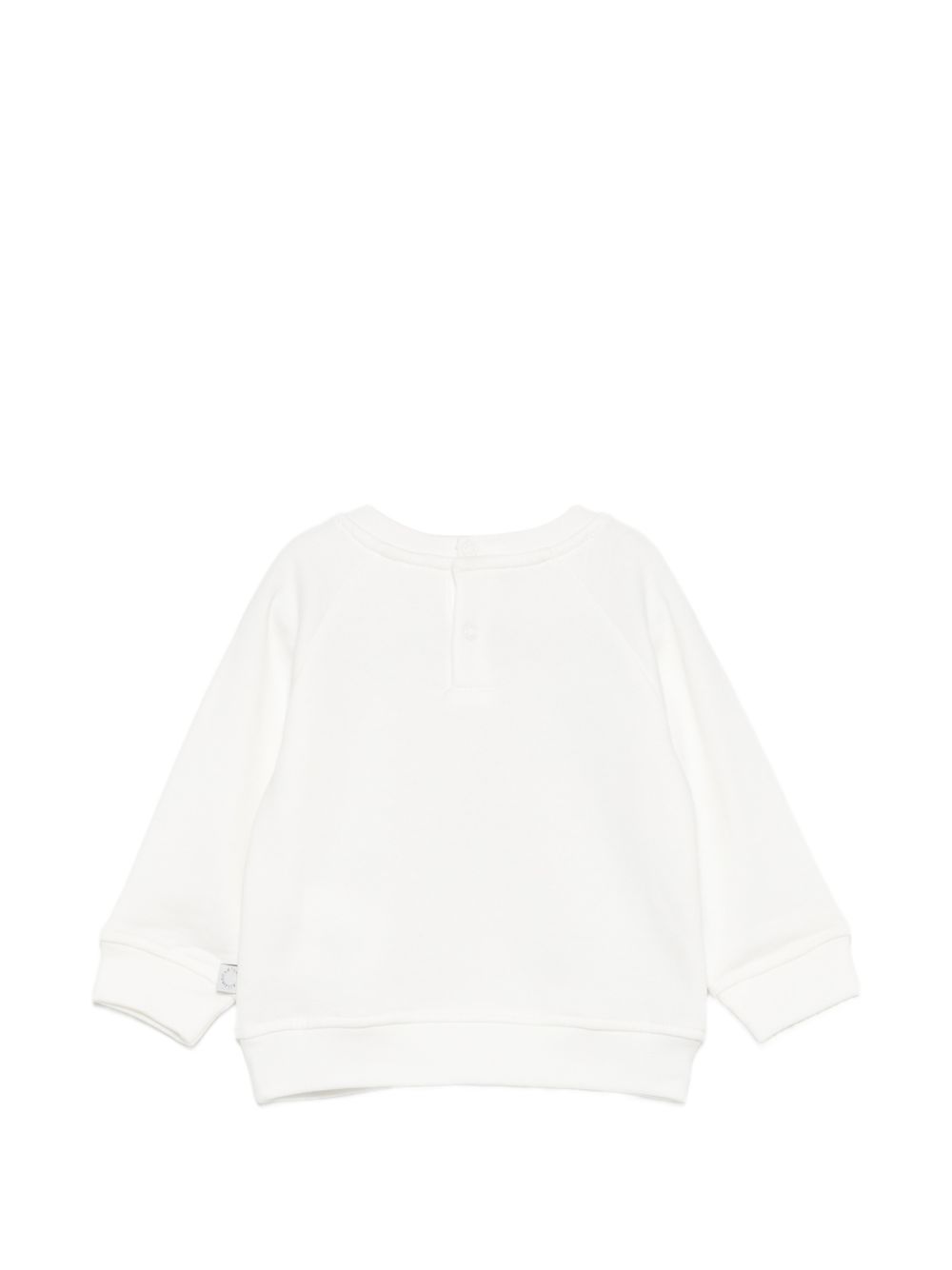 Felpa per neonati Stella McCartney Kids bianca con ricamo arcobaleno TZ4010 Z3059 101 STELLA McCARTNEY KIDS