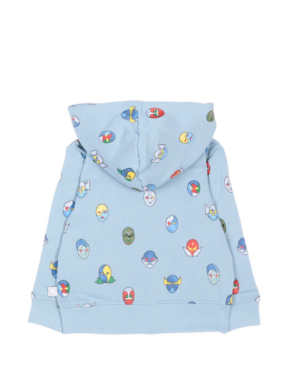 Felpa per neonato Stella McCartney Kids azzurra con stampa grafica all-over TZ4310 Z4012 61EMC STELLA McCARTNEY KIDS