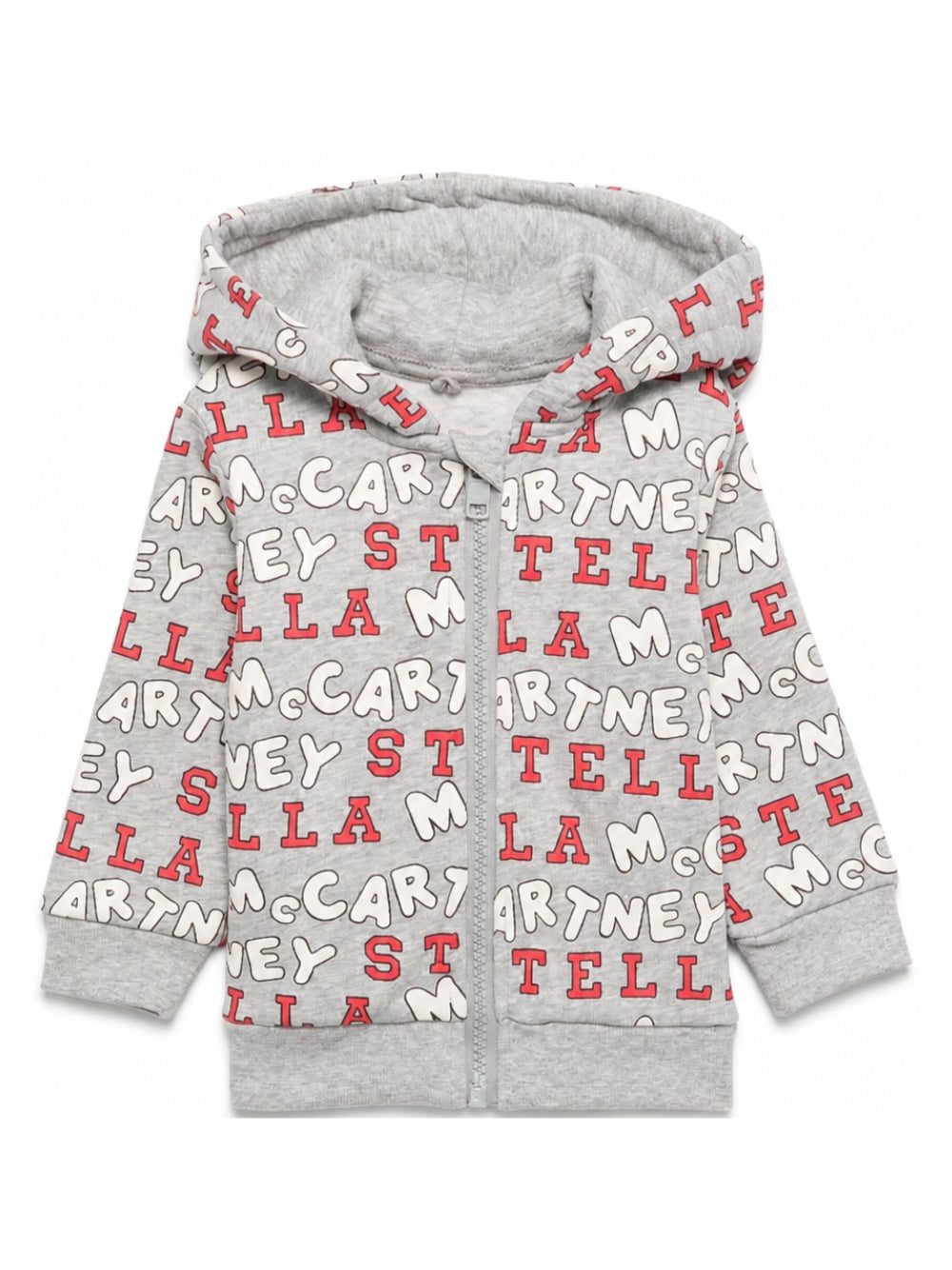 Felpa per neonato Stella McCartney Kids grigia con stampa grafica all-over TZ4350 Z4013 807MC STELLA McCARTNEY KIDS