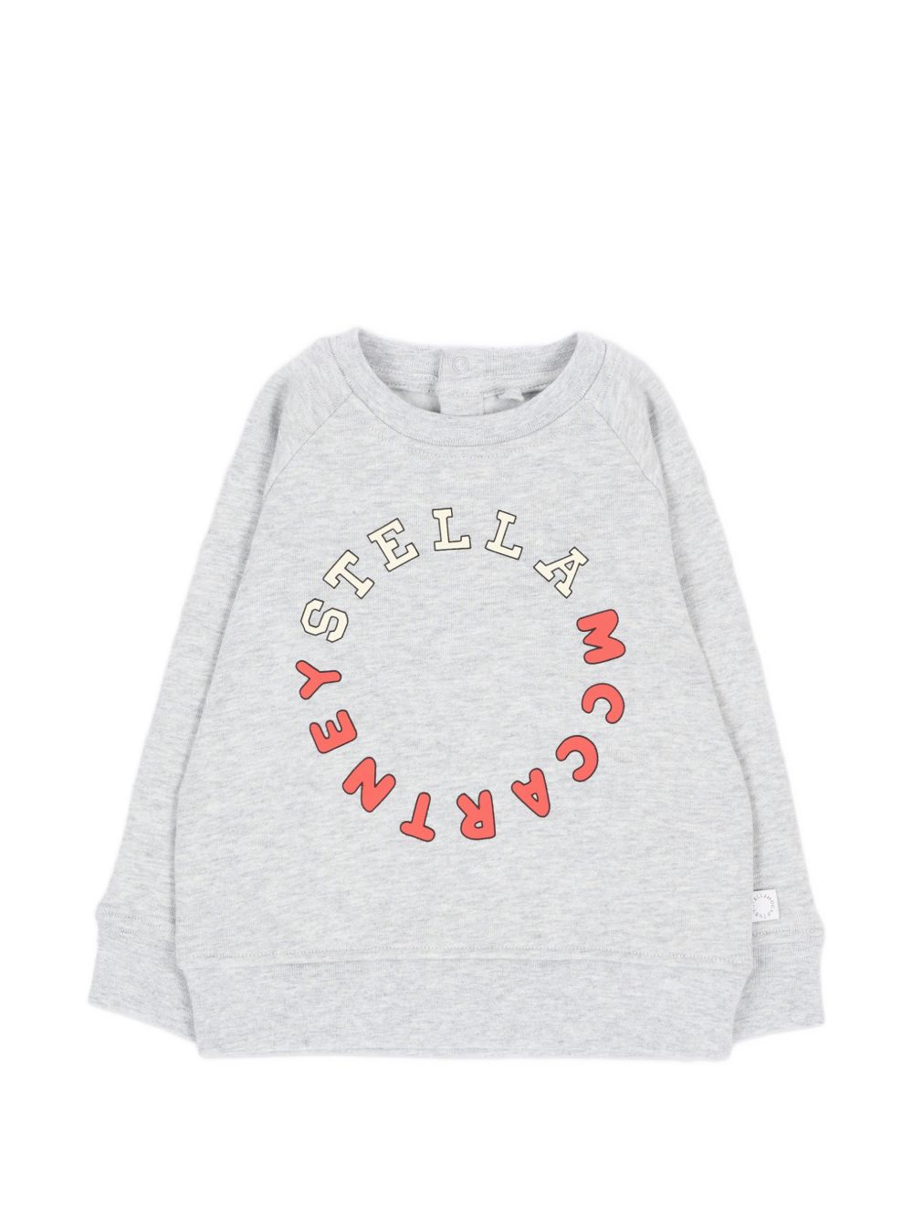 Felpa per neonato Stella McCartney Kids grigia con stampa grafica TZ4380 Z3059 807 STELLA McCARTNEY KIDS