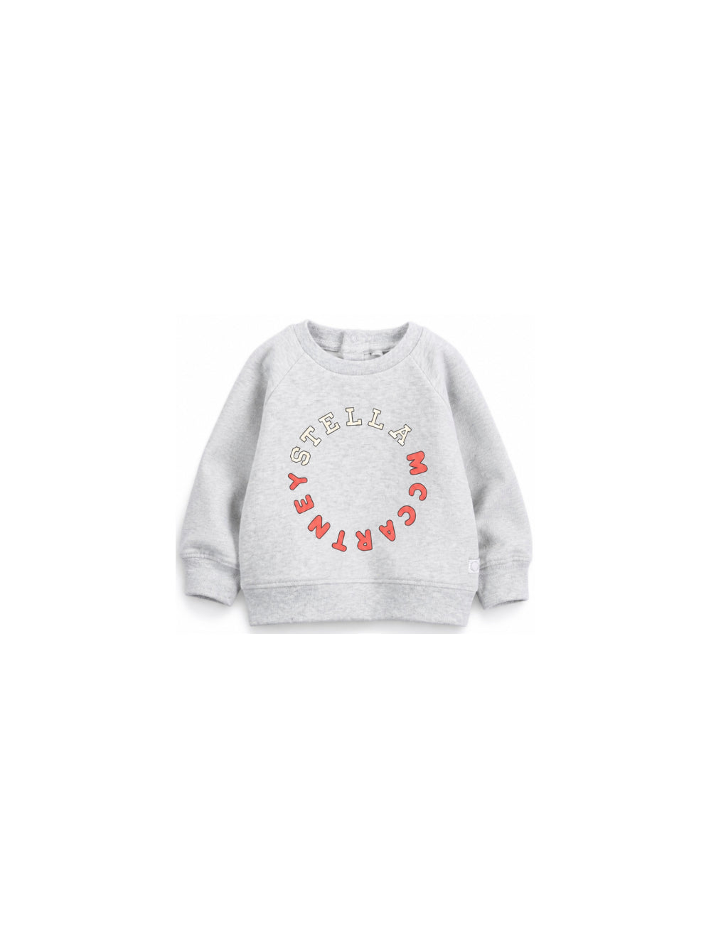 Felpa per neonato Stella McCartney Kids grigia con stampa grafica TZ4380 Z3059 807 STELLA McCARTNEY KIDS
