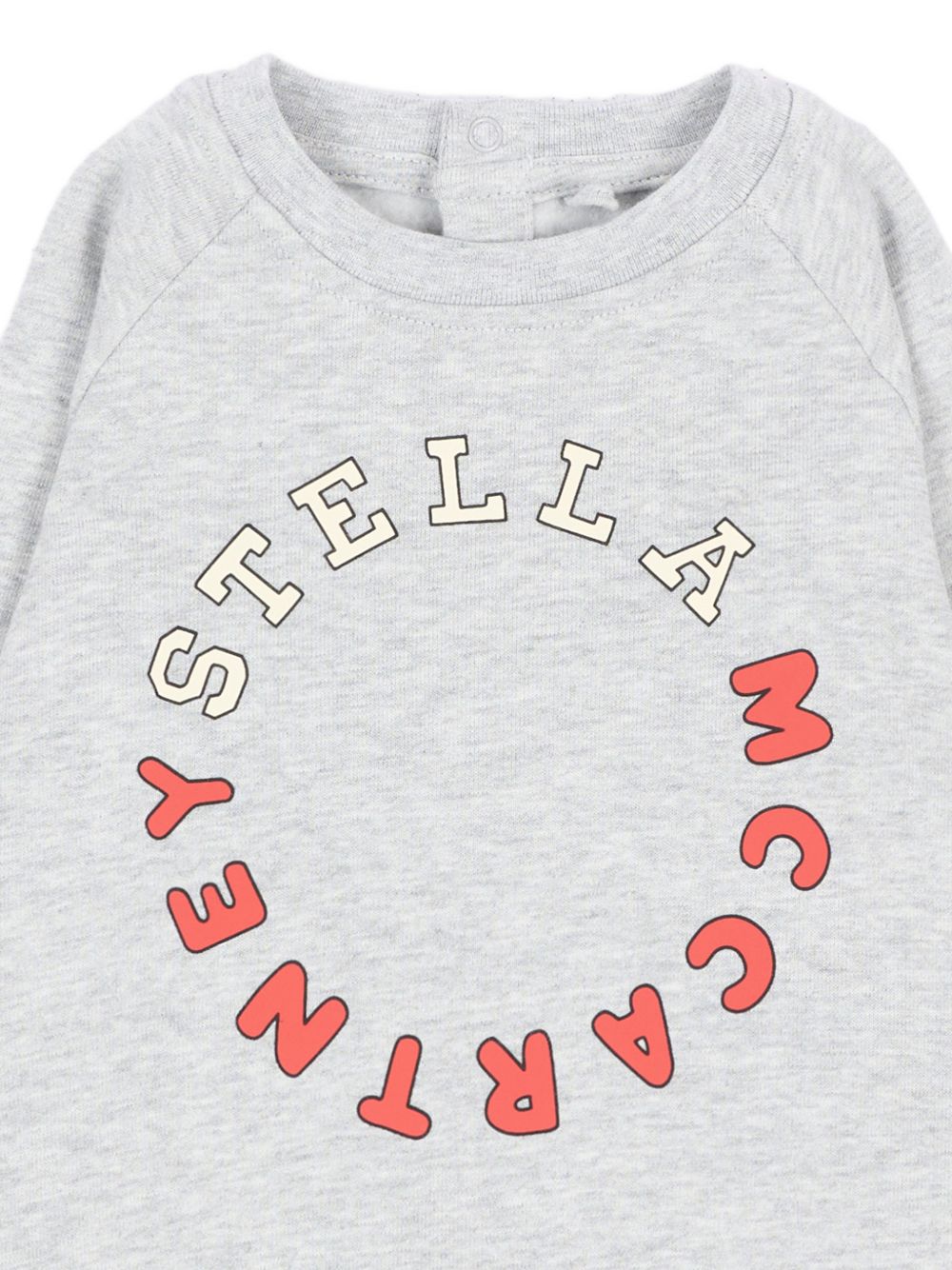 Felpa per neonato Stella McCartney Kids grigia con stampa grafica TZ4380 Z3059 807 STELLA McCARTNEY KIDS