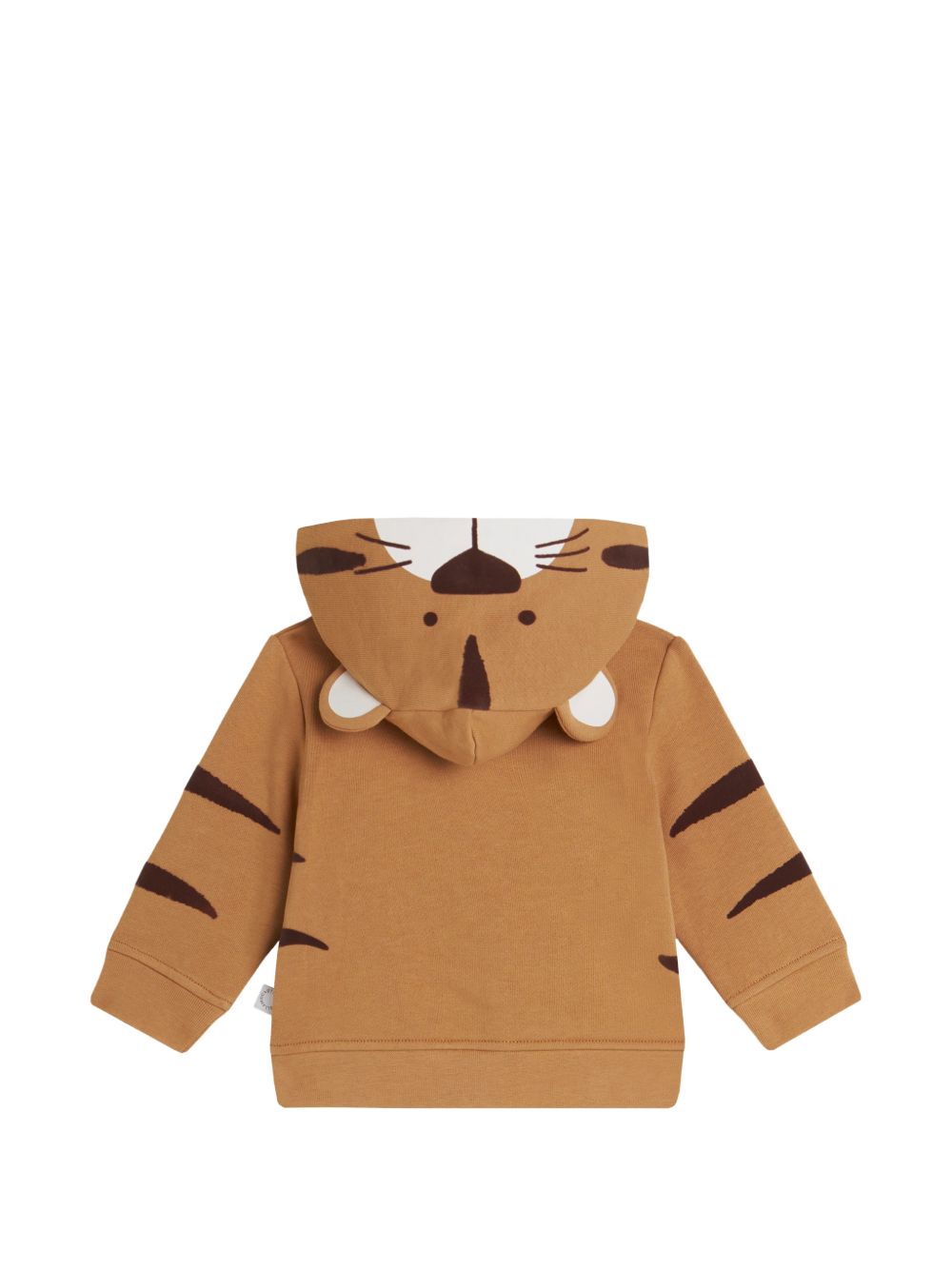 Felpa per neonati Stella McCartney Kids marrone con dettaglio tigre TZ4390 Z3059 362 STELLA McCARTNEY KIDS