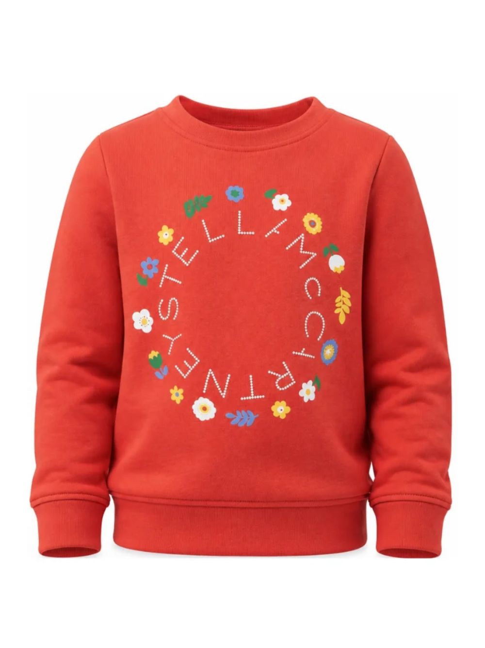 Felpa per bambini Stella McCartney Kids rossa con stampa grafica TZ4A50 Z3059 411 STELLA McCARTNEY KIDS