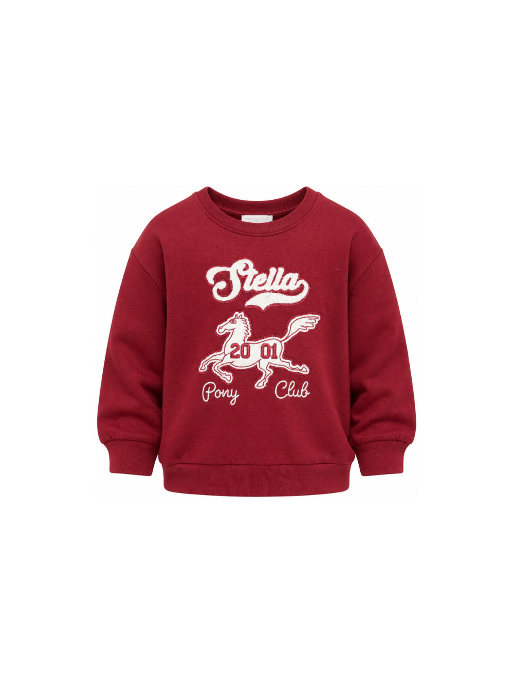 Felpa per bambini Stella McCqartney Kids rossa con stampa grafica TZ4A80 Z3059 416 STELLA McCARTNEY KIDS